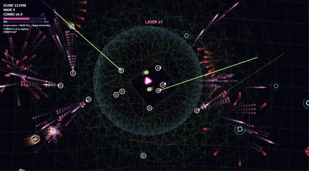 Prsym — geometric shooter game